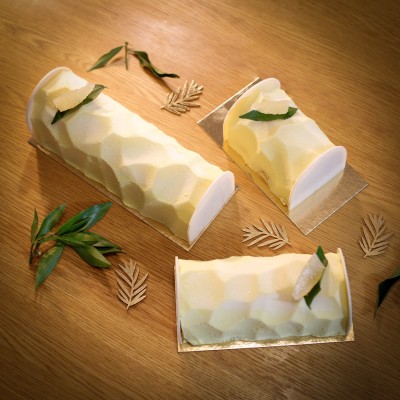 Bûche citron Artisanale | Véronique DERENNES – Noël 2025