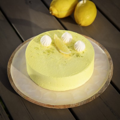 Entremets Citron – Croustillant Riz Soufflé & Crémeux Acidulé | Véronique Derennes