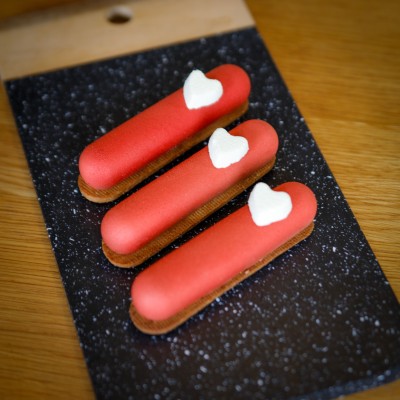 Rouge Passion – Entremets Chocolat-Framboise Pimenté | Véronique Derennes