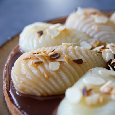 Tarte poire chocolat