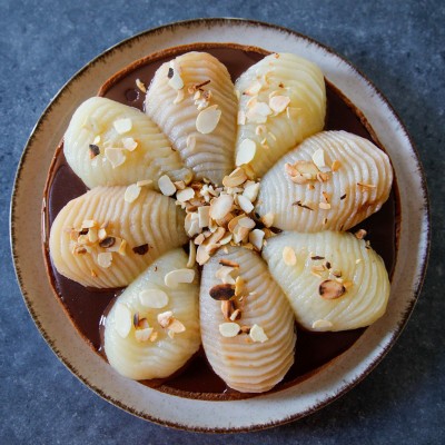 Tarte poire chocolat