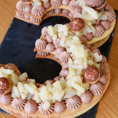 Number Cake Personnalisé - Tous les Chiffres | Véronique DERENNES Pâtisserie