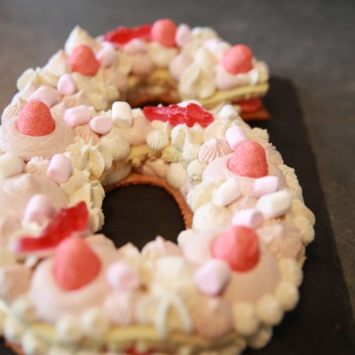 Number Cake Personnalisé - Tous les Chiffres | Véronique DERENNES Pâtisserie