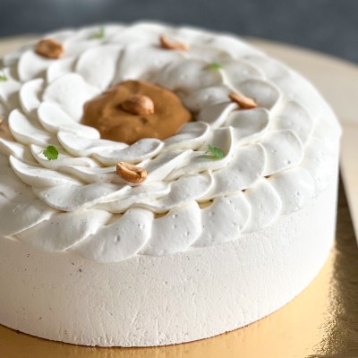 Entremets Cacahuète Vanille Caramel | Douceur Croquante | Véronique Derennes