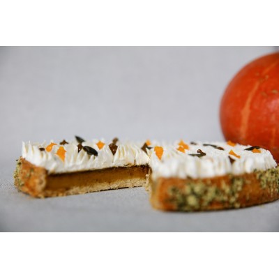 Pumpkin Pie Artisanale – Tarte Potimarron & Praliné de Courge – Véronique Derennes